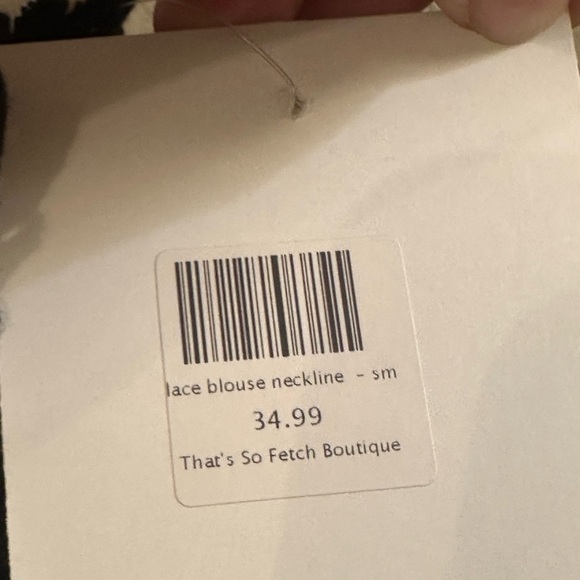 JEN - Sweet Lovely  - Black Lace Top Ruffle Sleeve Fringe SZ S Lined NWT - Picture 8 of 13